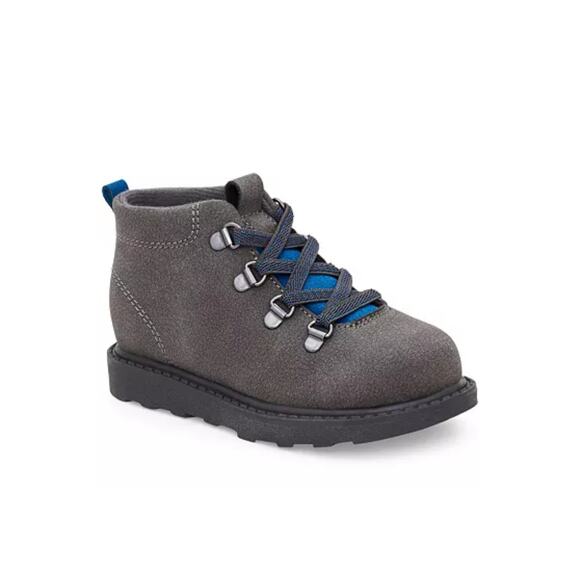 "Carter's Toddler Boys Donnie Boots, Stylish & Sturdy, Size 12, Grey - $30 MSRP - Picture 1 of 7